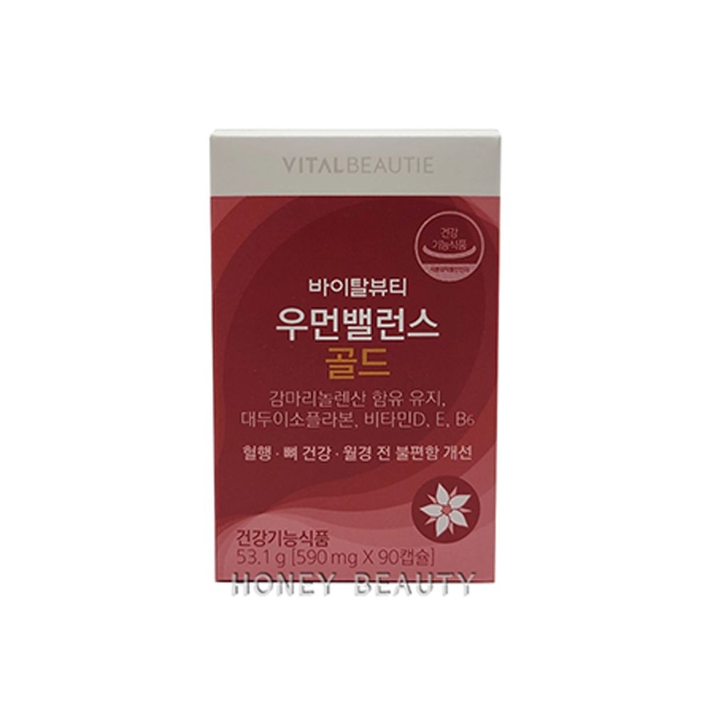 바이탈뷰티 VB 바이탈뷰티 우먼밸런스 골드 590mgX90캡슐