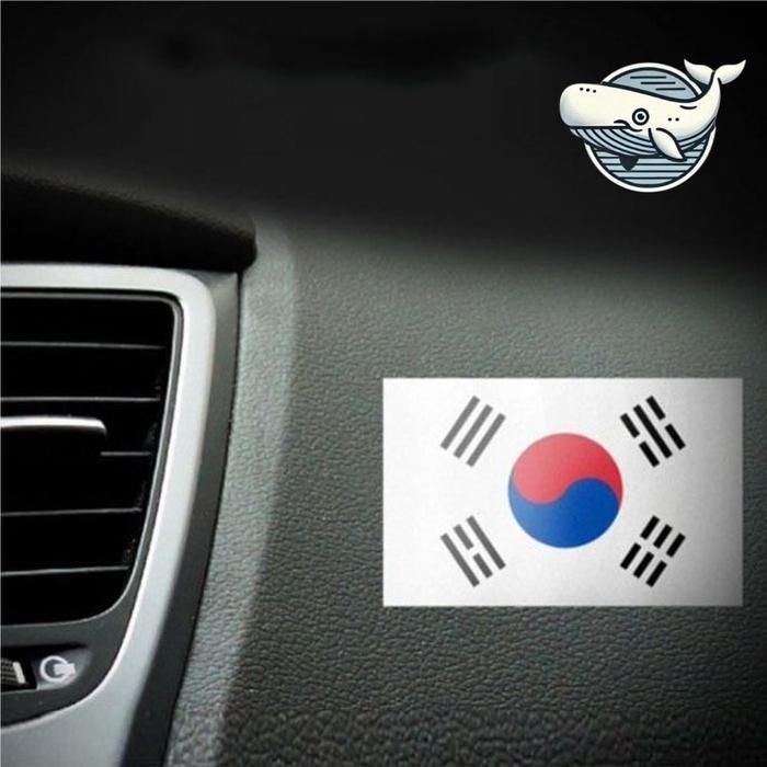 [피커]차량반사스티커 튜닝 국민기호 스티커 국기 디자인
