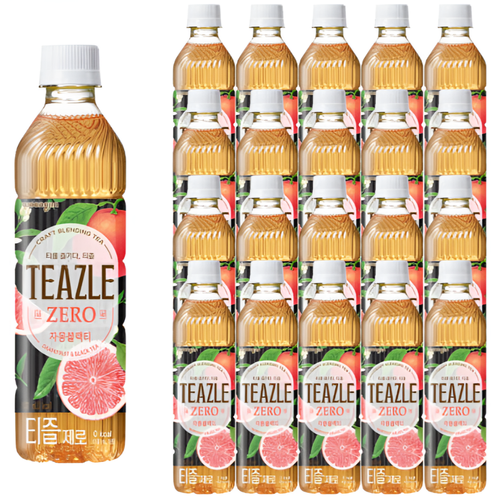 웅진 웅진 티즐 제로 자몽블랙티 500ml x 20개