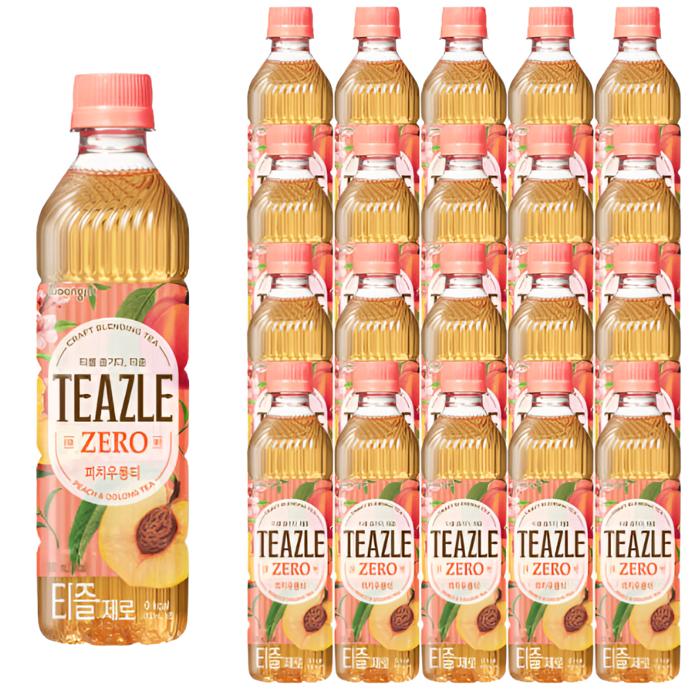 웅진 웅진 티즐 제로 피치우롱티 500ml x 20개