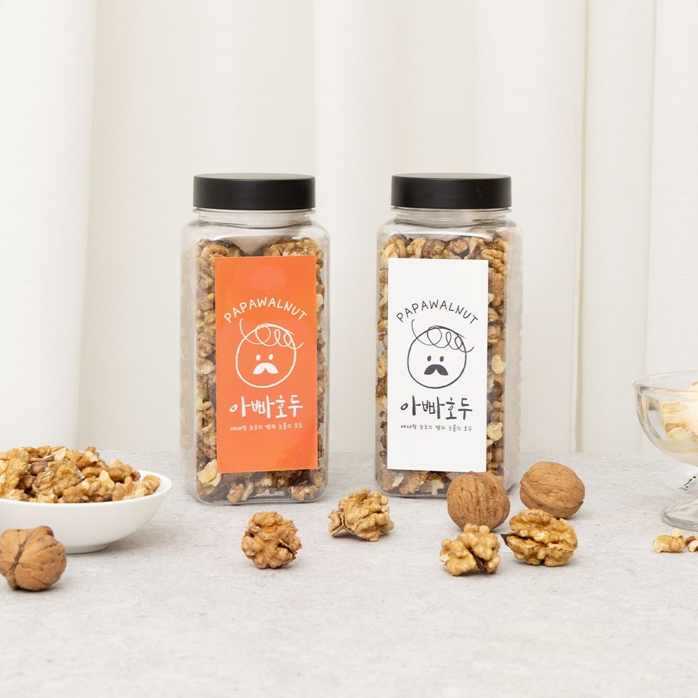 아빠호두 국내산 햇호두 조각호두 알호두 견과류 결혼 돌 답례품 이유식 수험생 다이어트 건강 간식 진공포장