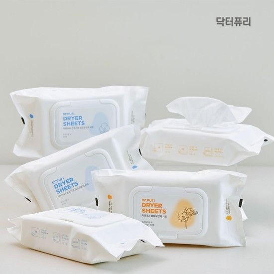 닥터퓨리 건조기용 섬유유연제 시트 80매 x 3개 (향선택)