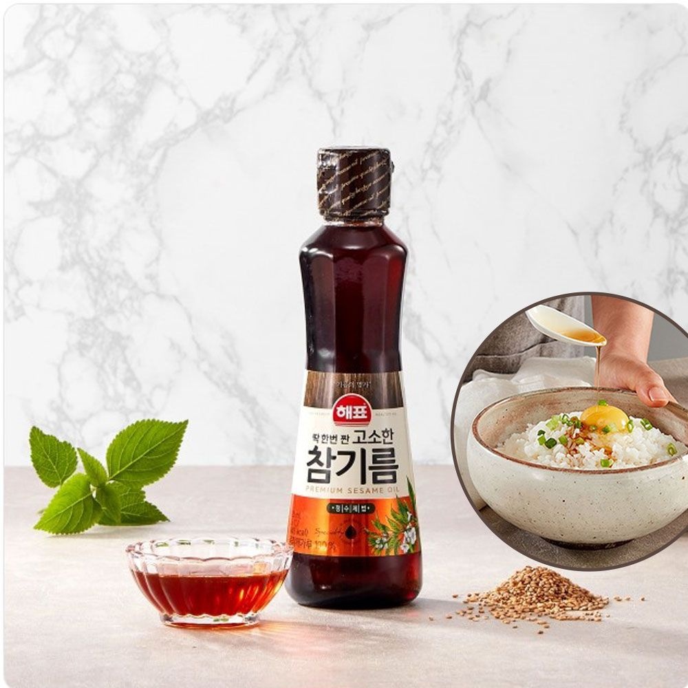 해표 고소한 참기름 320ml