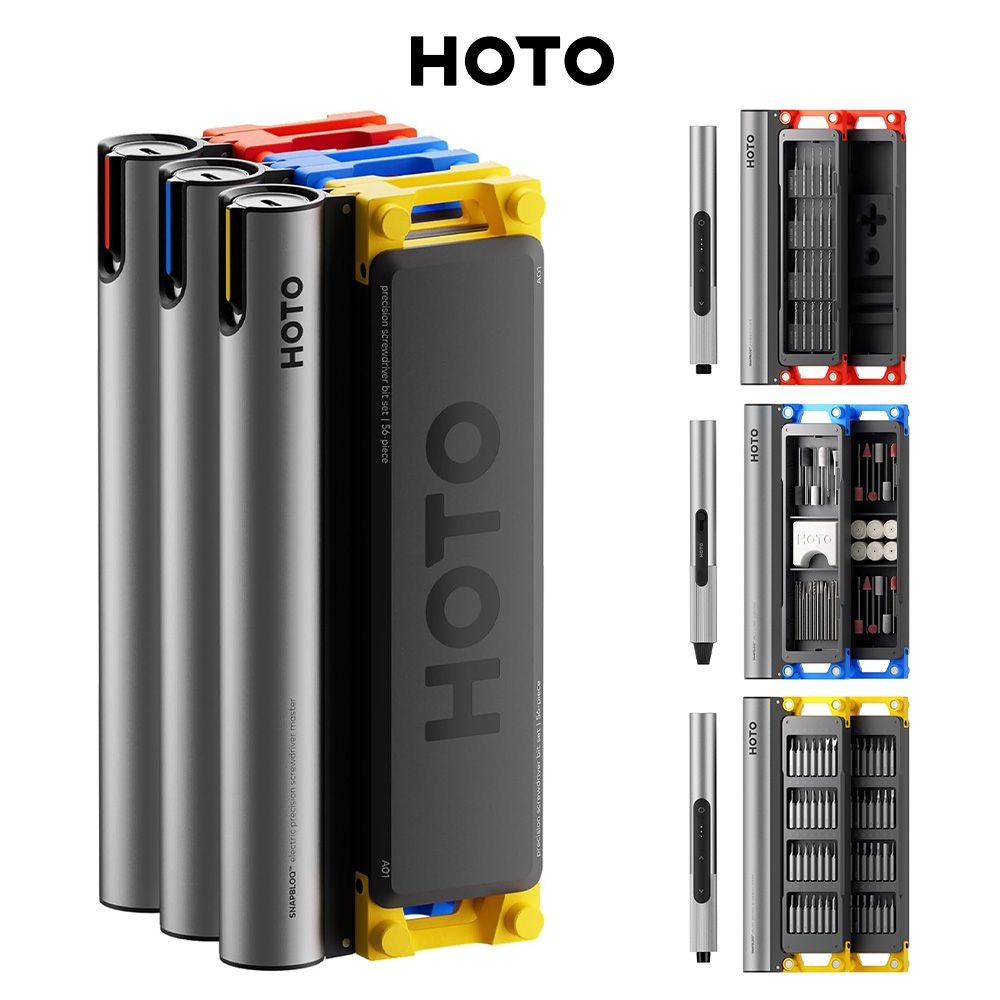 HOTO SNAPBLOQ 스냅블럭 정밀 전동드라이버 로터리툴 3종 모듈 트리플세트
