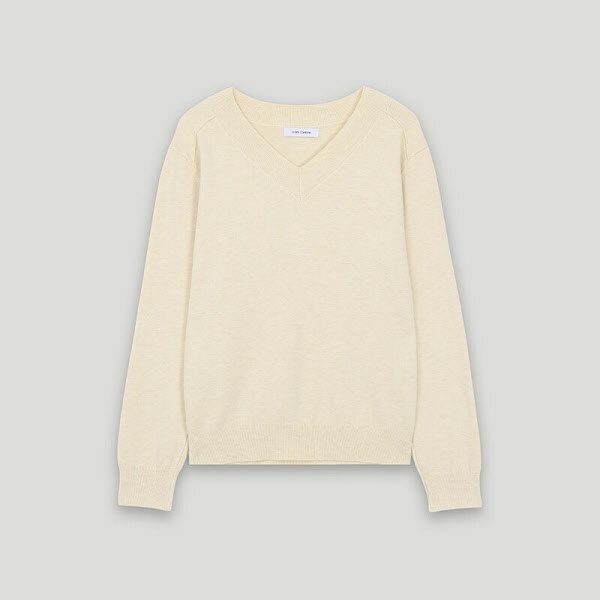 코데즈컴바인 [패션플러스][코데즈컴바인][코데즈컴바인] 브이넥 니트 풀오버 (C_KC-PU382W9) (P003715381)