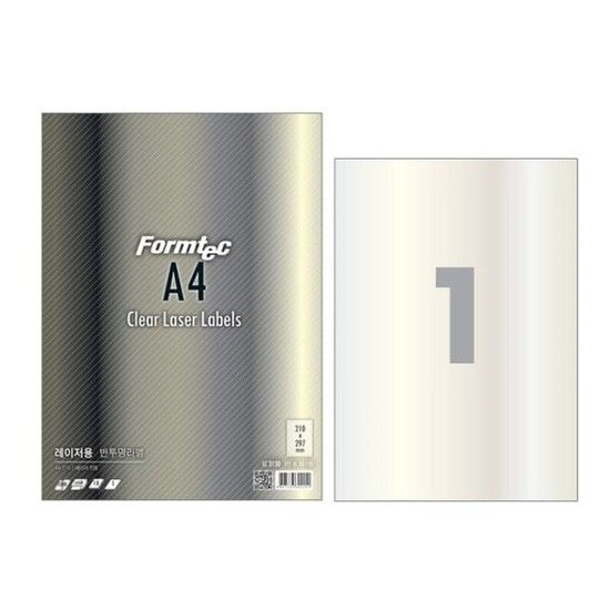 폼텍 레이저 반투명 라벨 lc-3130 10매 전산라벨지 컴퓨터라벨 프린터라벨 물류라벨