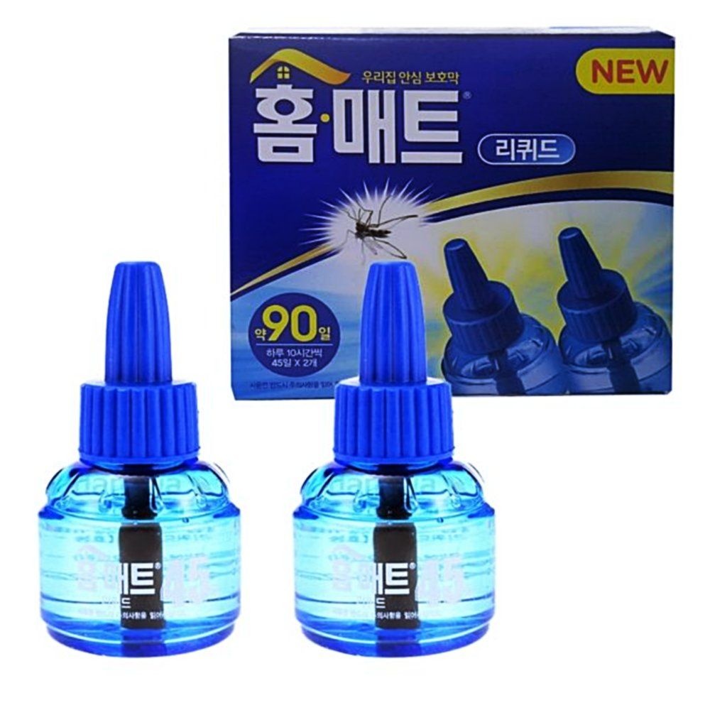 사무실 45일 리필2병 학교 모기훈증기 홈매트리퀴드용