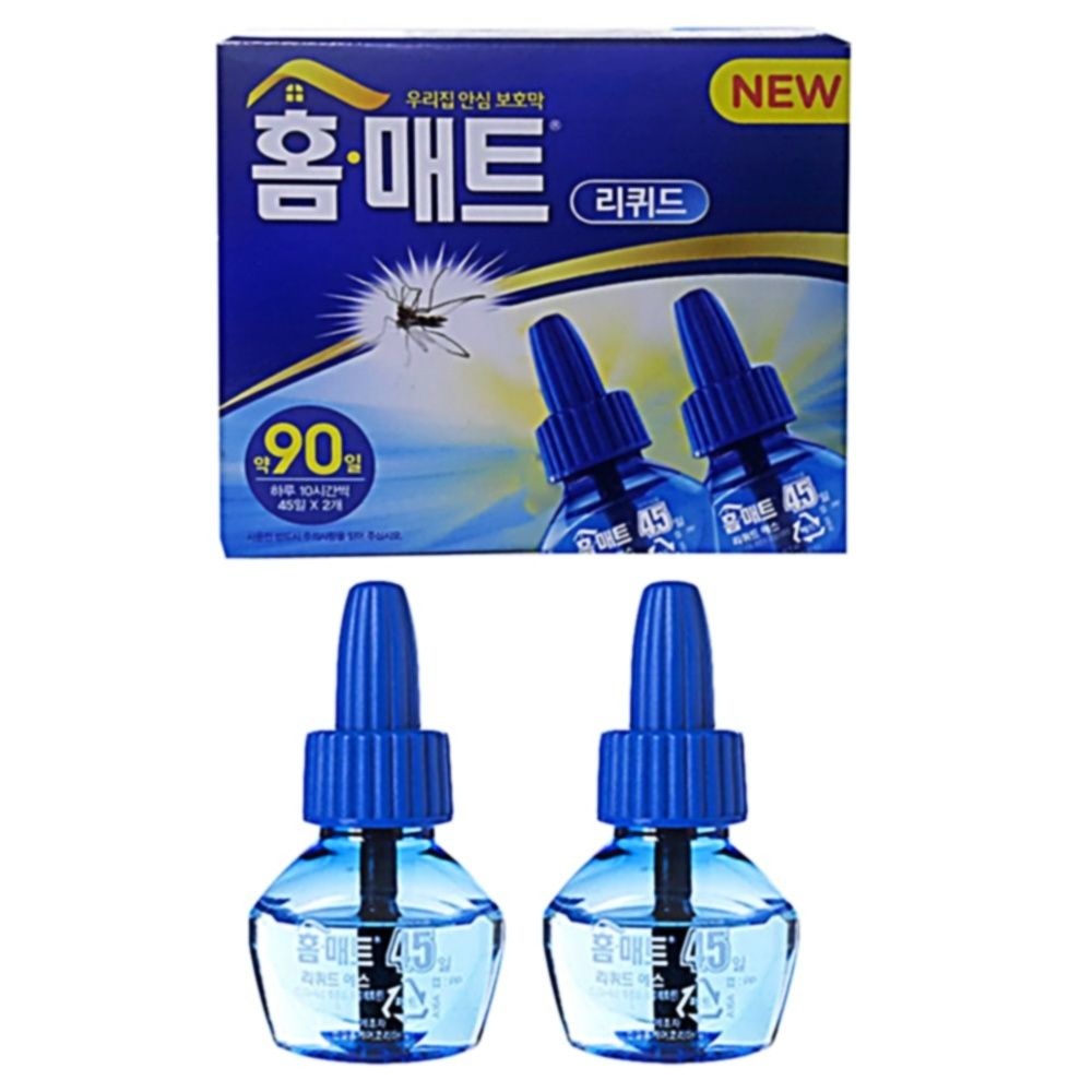 모기훈증기 홈매트 45일 리필2병 사무실 리퀴드용 학교