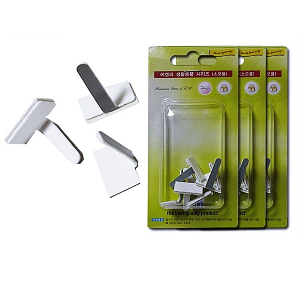 DIY철물 사무실 케이블 푯말형 18개 전선클립 학교