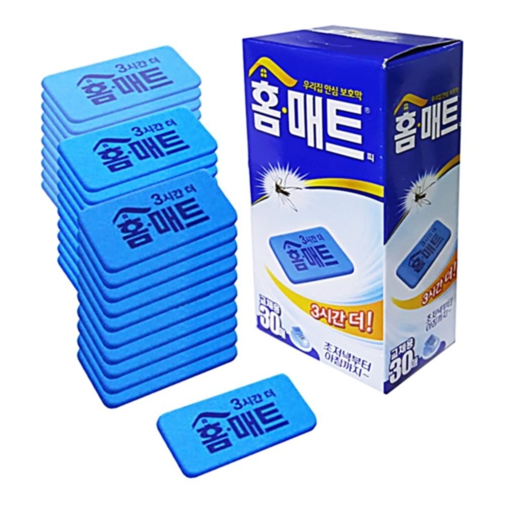 15시간지속 전자모기향용 리필패 홈매트 학교 훈증기 사무실