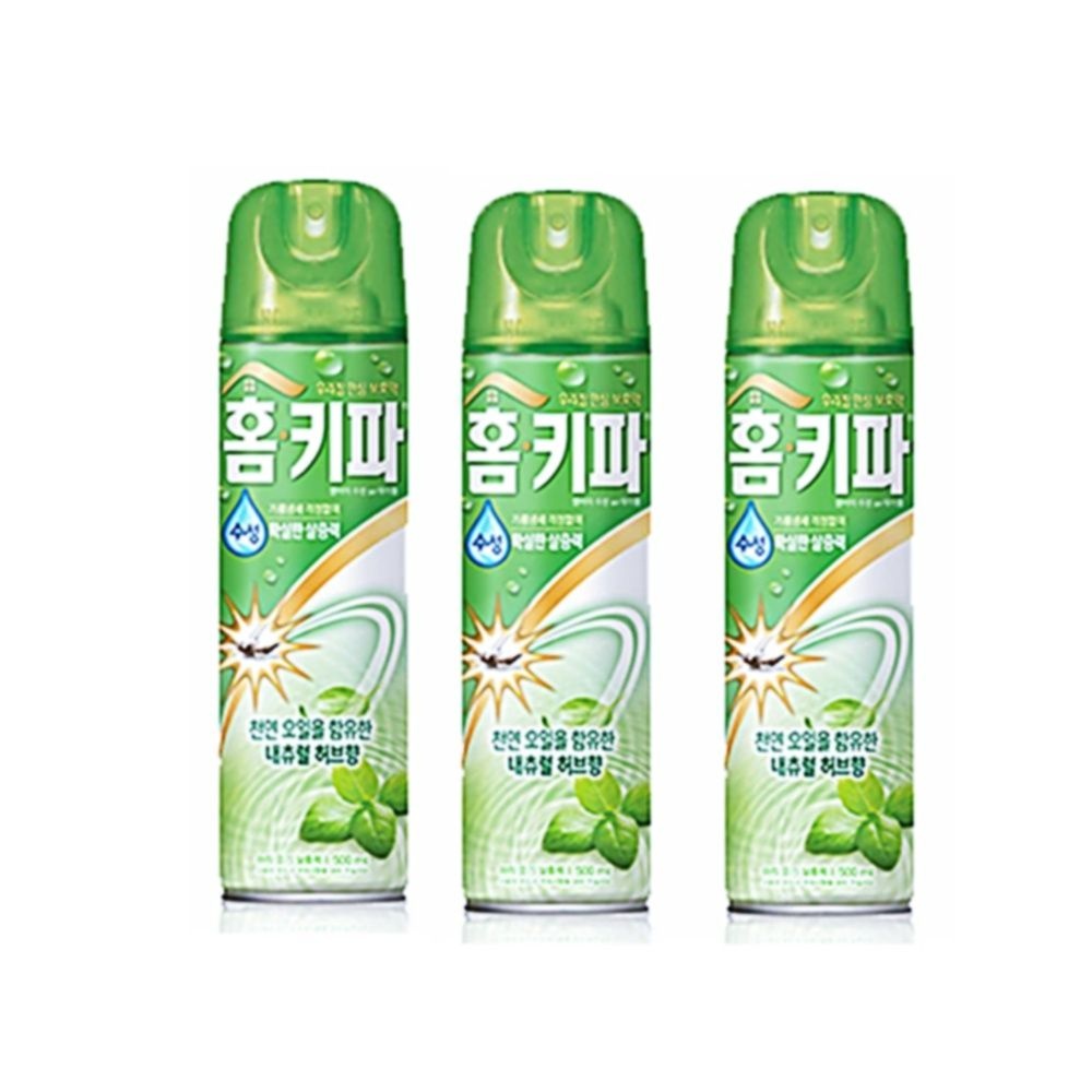 홈키파 수성 모기 3개 허브향 스프레이 사무실 학교