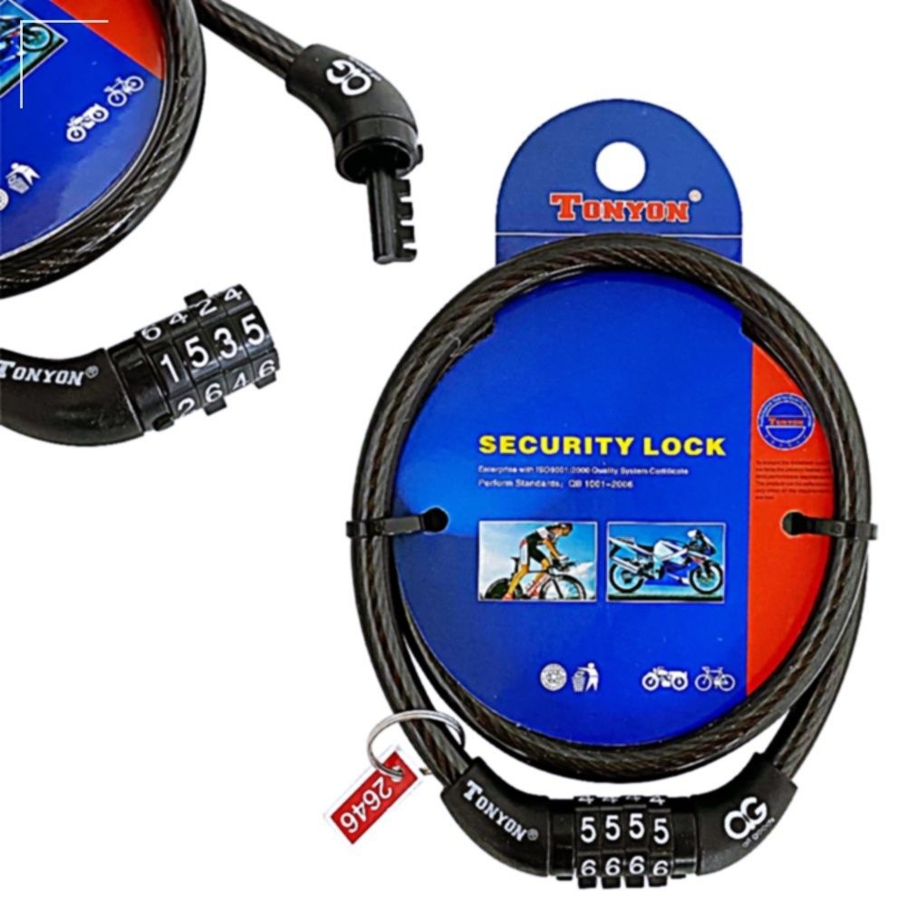 비밀번호 도난방지 사무실 학교 자전거열쇠(TY-445) 잠금 TONYON