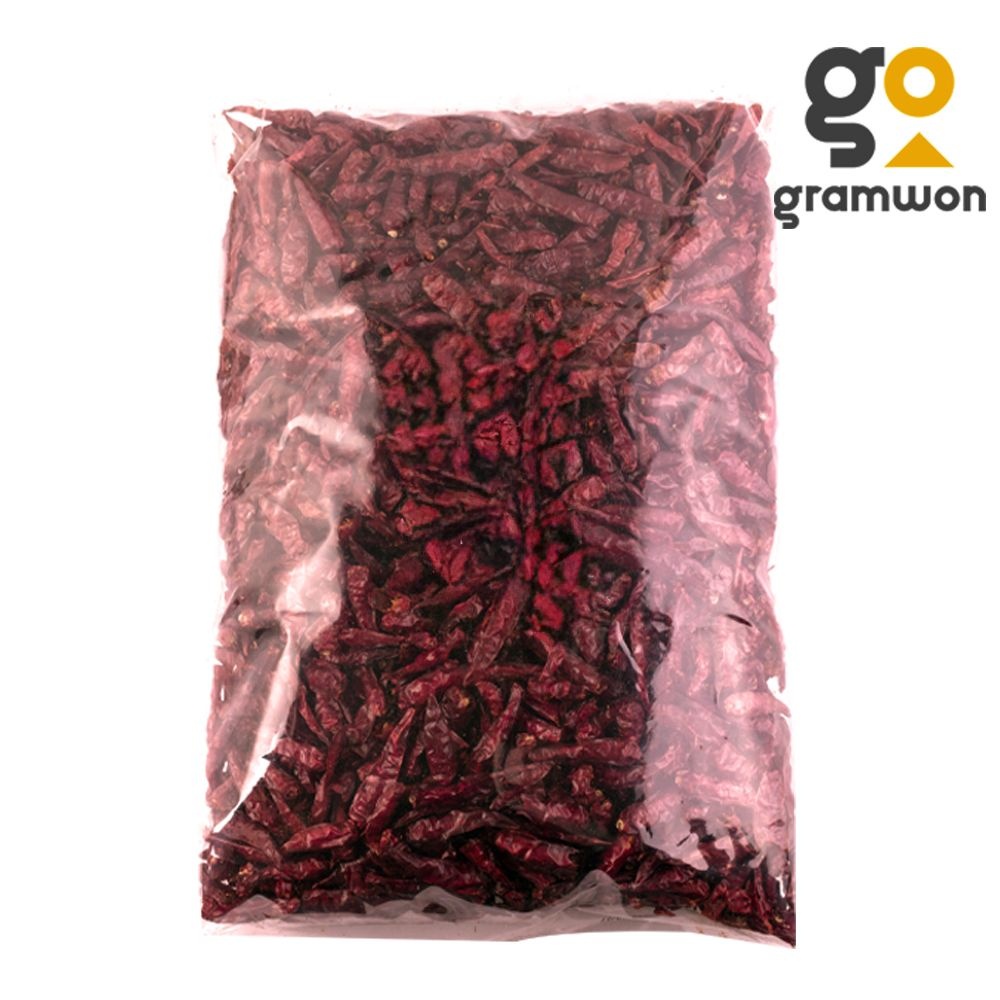 [그램원 협력업체][오늘출발]그램원 베트남건고추 페페론치노 1kg 매운건고추 페퍼론치노 홀