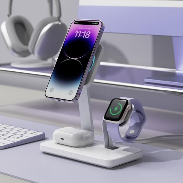 ESR 할로락 3in1 쿨링팬 무선충전기 맥세이프 거치대