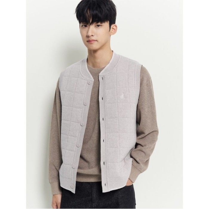 빈폴 멘 초코퀼팅 베스트  베이지  BC595AC38A