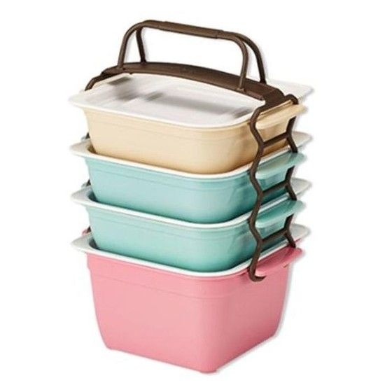 상세페이지 참조 씨밀렉스 점보쿡 미니찬합 4단 반찬통 도시락 소풍