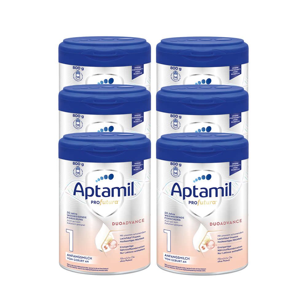 뉴트리시아 [해외] 압타밀 [공식파트너][독일내수용] 압타밀 프로푸트라 듀오어드밴스 1단계 X 6통