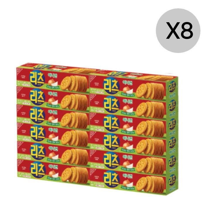 미가방 유한회사 리츠 크래커 어니언 73g X96개 회사 사무실 간편 간식