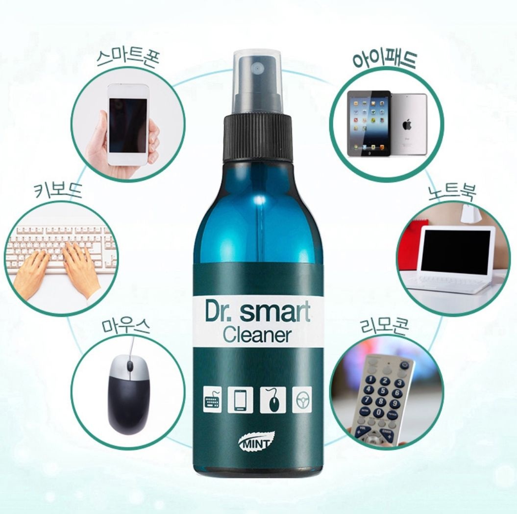 에스지컴 TV 휴대폰 세정제 국산 사무실 청소 닦기 200ml 분사형 액정 모니터 클리너 노트북