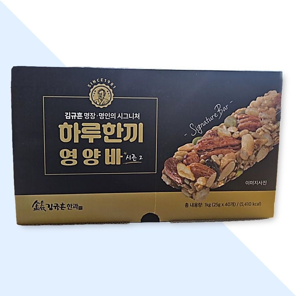 [오늘출발] 김규흔 하루한끼 영양바 시즌2 아침식사대용 40개입