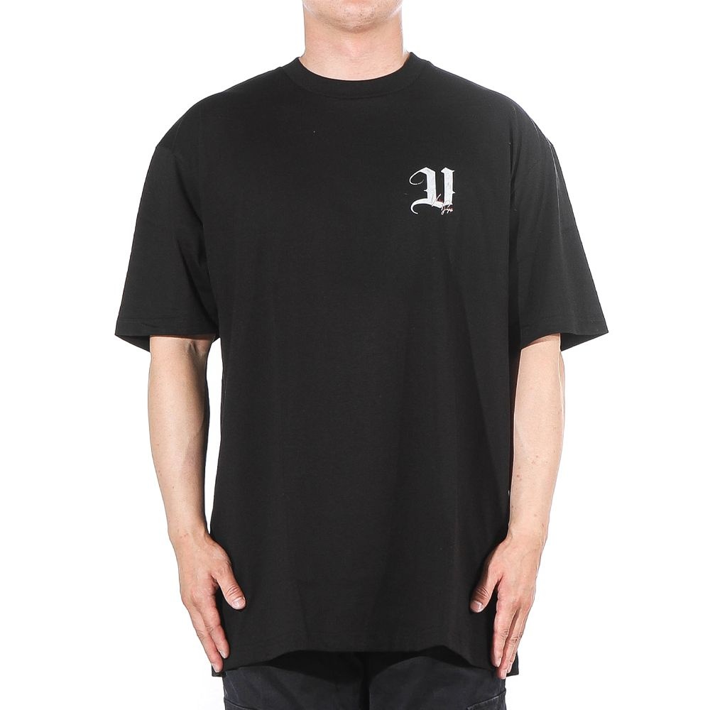 비전오브슈퍼 비전오브슈퍼 [5% 중복할인] 남성 반팔 티셔츠 VS016TE 01 BLACK 25SS