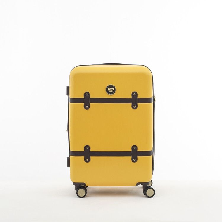 여행용캐리어 TR테디베어 프리미엄 브루클린 아이돌 캐리어 레몬 옐로우 28인치