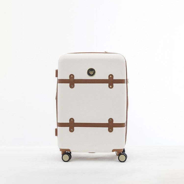 여행용캐리어 TR테디베어 프리미엄 브루클린 아이돌 캐리어 세라믹 화이트 28인치