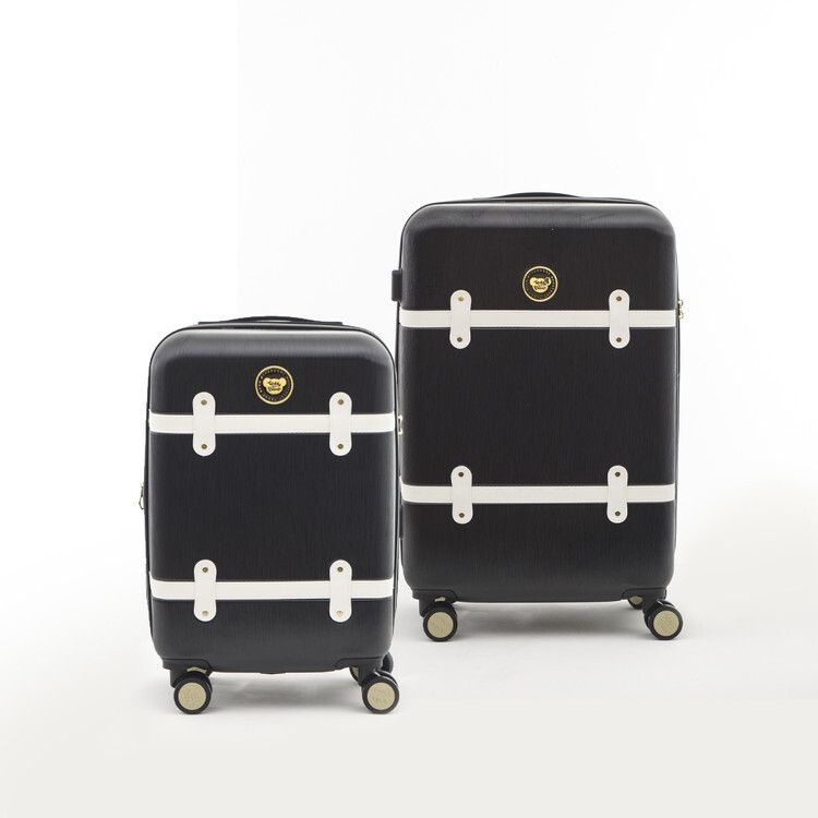 여행용캐리어 TR테디베어 프리미엄 브루클린 아이돌 캐리어 리치 블랙 20 28인치