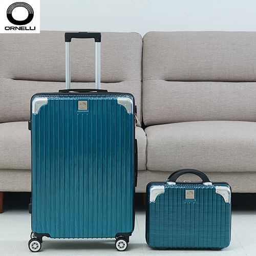 여행용캐리어 이태리 오르넬리 스펠리나 안티스크래치 티탄블루 PVC 16 26인치