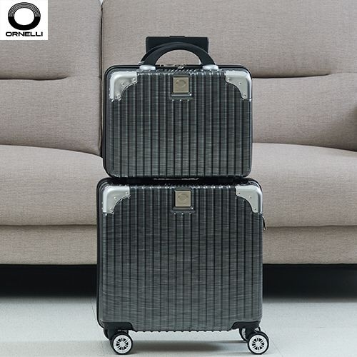 페이지 내 별도 표기 여행용캐리어 이태리 오르넬리 스펠리나 안티스크래치 티탄그레이 PVC 16 18인치