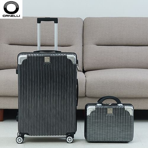 여행용캐리어 이태리 오르넬리 스펠리나 안티스크래치 티탄그레이 PVC 16 26인치