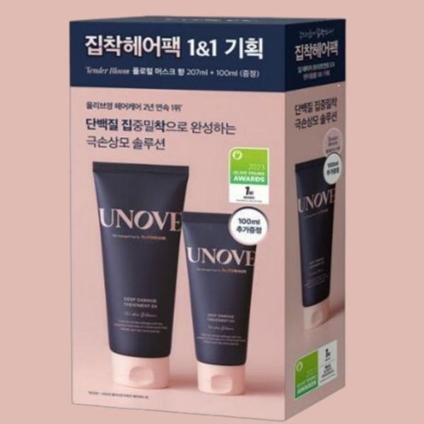 어노브 딥 데미지 트리트먼트 EX 집착 헤어팩 텐더블룸 207ml+100ml