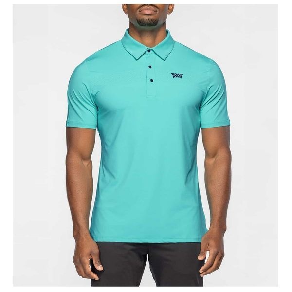 [하프클럽]PXG 반팔 티셔츠 민트 골프웨어 2025 기능성 여름셔츠 MS24ATP1