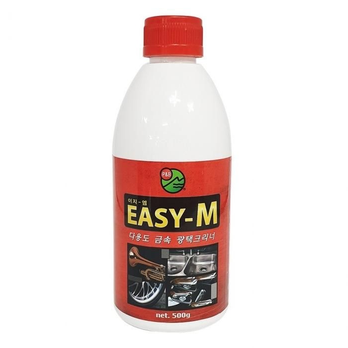 기타 제조사 광택제 이지엠 흠집제거 금속 광택크리너 500g 다용도