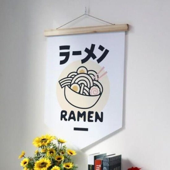 아트박스/꾸밈 dc322-우드페넌트_60CmX79Cm_라면집