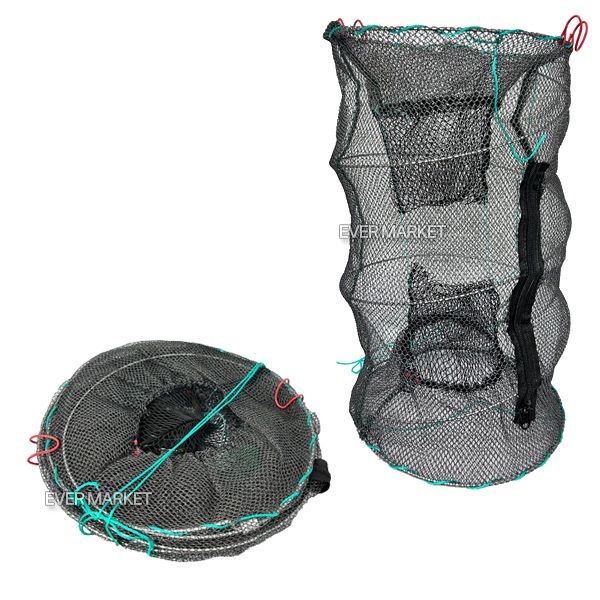 협력업체 민물통발 바다통발 원터치 원형 장어 미꾸라지 문어 물고기 민물 계곡 캠핑 낚시