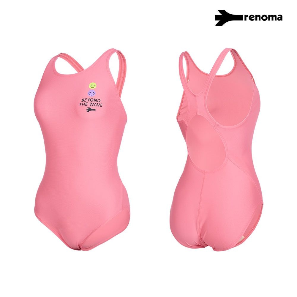 레노마 수영복 [AK분당점] [레노마수영복] 여성 스마일 X백 원피스 수영복 LS2F201_CR