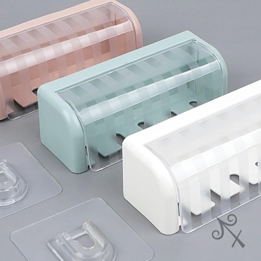 [캔캔토토OEM][오늘출발] 캔캔토토 부착식 5구 칫솔걸이 면도기홀더 치솔꽂이 치솔걸이