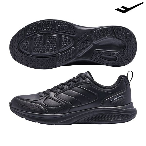 프로스펙스 [AK평택점] [프로스펙스] 공용 경량 고급 인조가죽 워킹화 윈드 스트림 2 BLAK