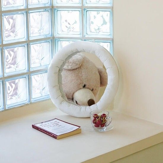 /아이노비아 오르미 애쉬미러 인테리어 쿠션거울 벽거울 화장