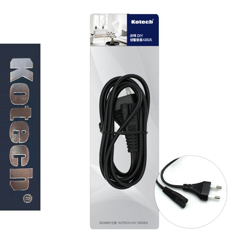 [DSPartner]녹음기 코드 전원선 팔자선 전기재료 전원코드 파워선 느벳렌