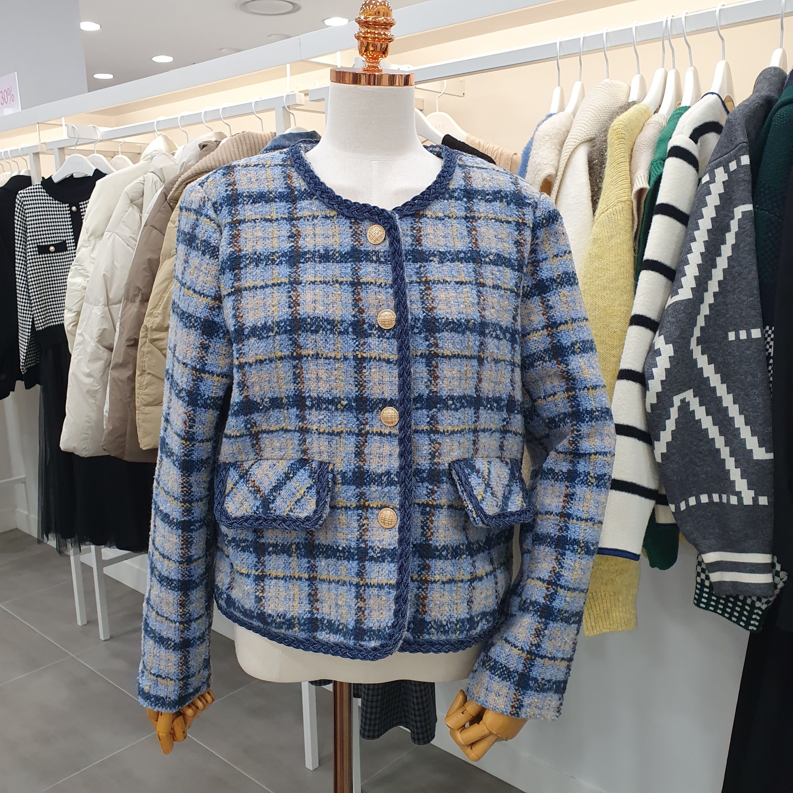 클리지 [모다아울렛][클리지]트위드자켓 CP7WJK1758F_SH 시흥점