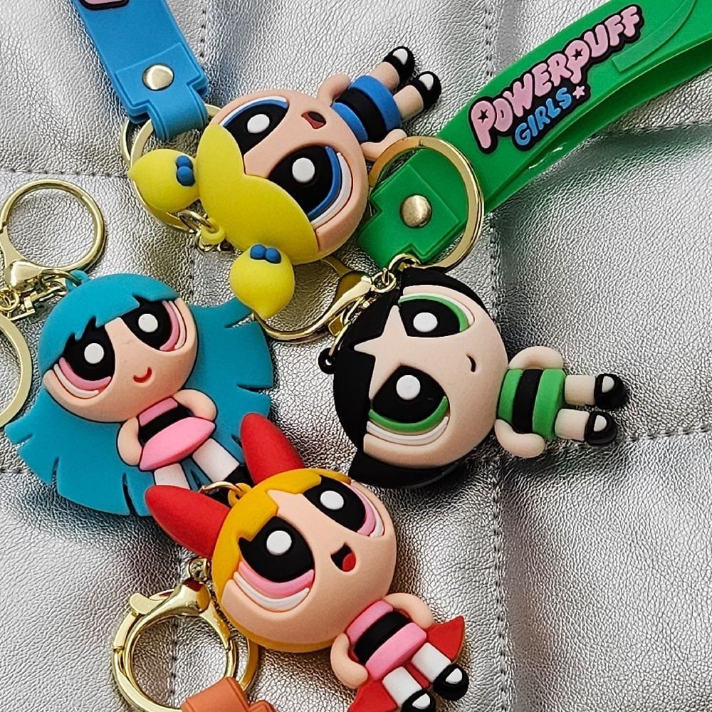 [DSPartner]파워퍼프걸 아이돌 파프걸 캐릭터 키치 파워퍼프걸열쇠고리 느벳렌