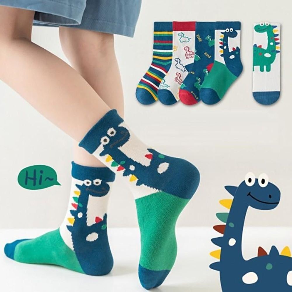 [DSPartner]중목 유아동양말 공룡세계 어린이 면양말 답례품 유치원선물 느벳렌