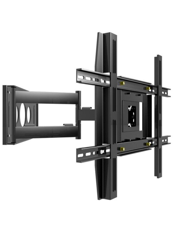 [해외] 180도 회전 벽걸이 TV 거치대 무타공 설치형 삼성 LG 호환 대형 브라켓
