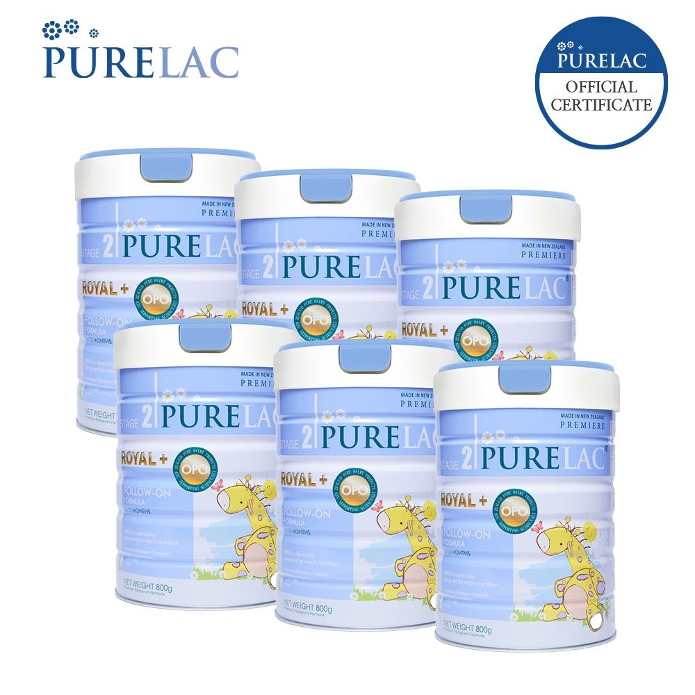 퓨어락로열플러스 2단계 (6-12개월) 800g 6캔