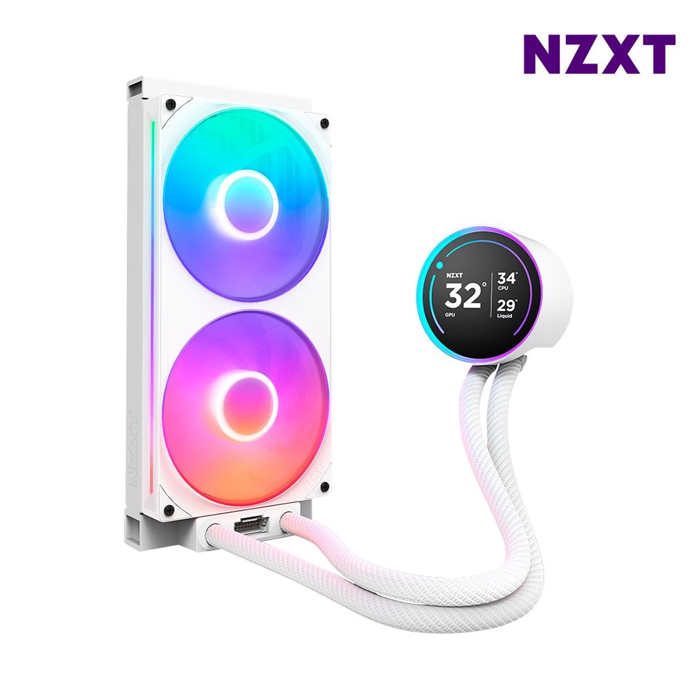 NZXT KRAKEN ELITE V2 280 RGB 화이트 CPU쿨러 수냉쿨러