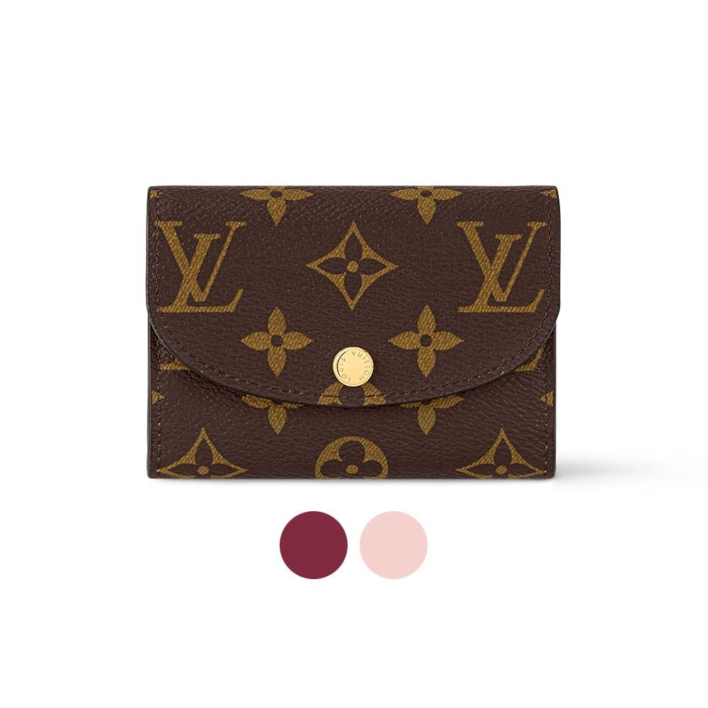25SS 루이비통 로잘리 코인 퍼스 로즈 발레린 푸시아 여성 동전지갑 카드지갑 M62361