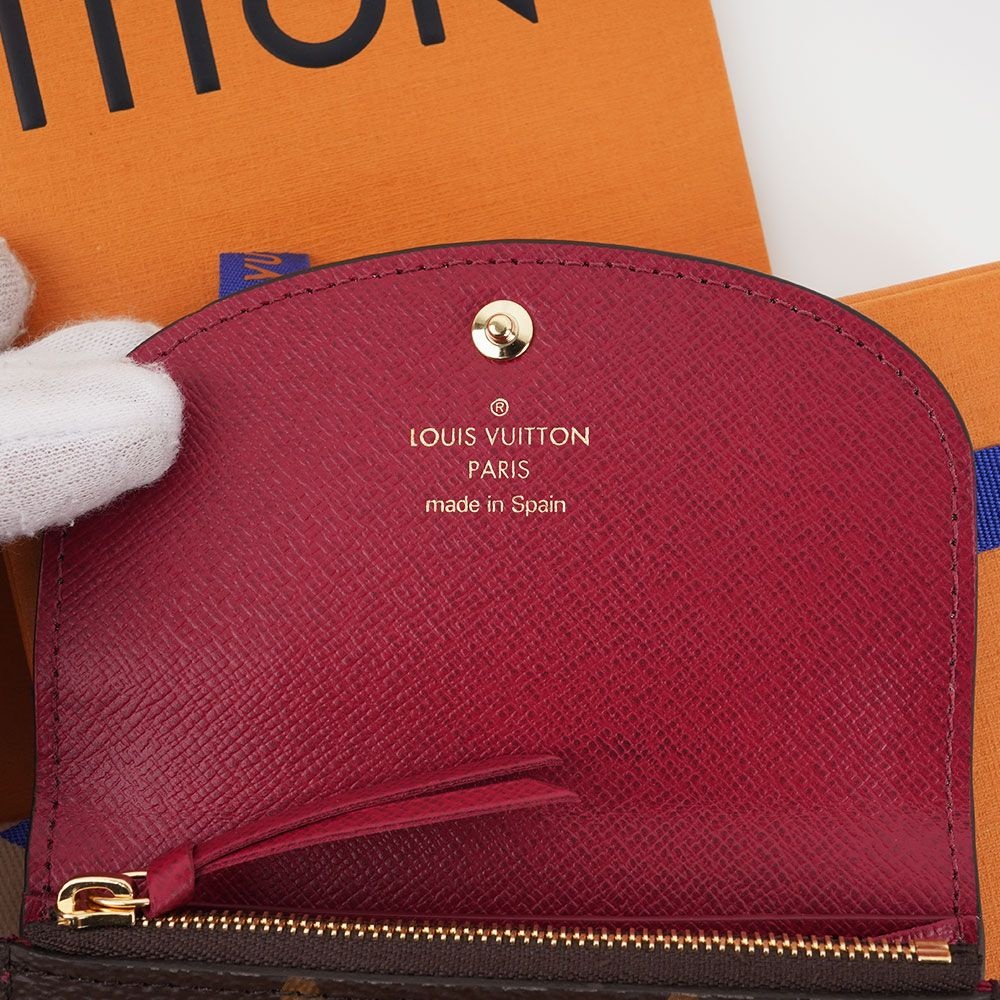 25SS 루이비통 로잘리 코인 퍼스 로즈 발레린 푸시아 여성 동전지갑 카드지갑 M62361 M41939