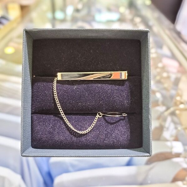 상세페이지 참조 [DUPONT] [AK분당점] [듀퐁] 남성 브로이어 실버 라인 삼색 넥타이핀 TE5FM87NP704TBU